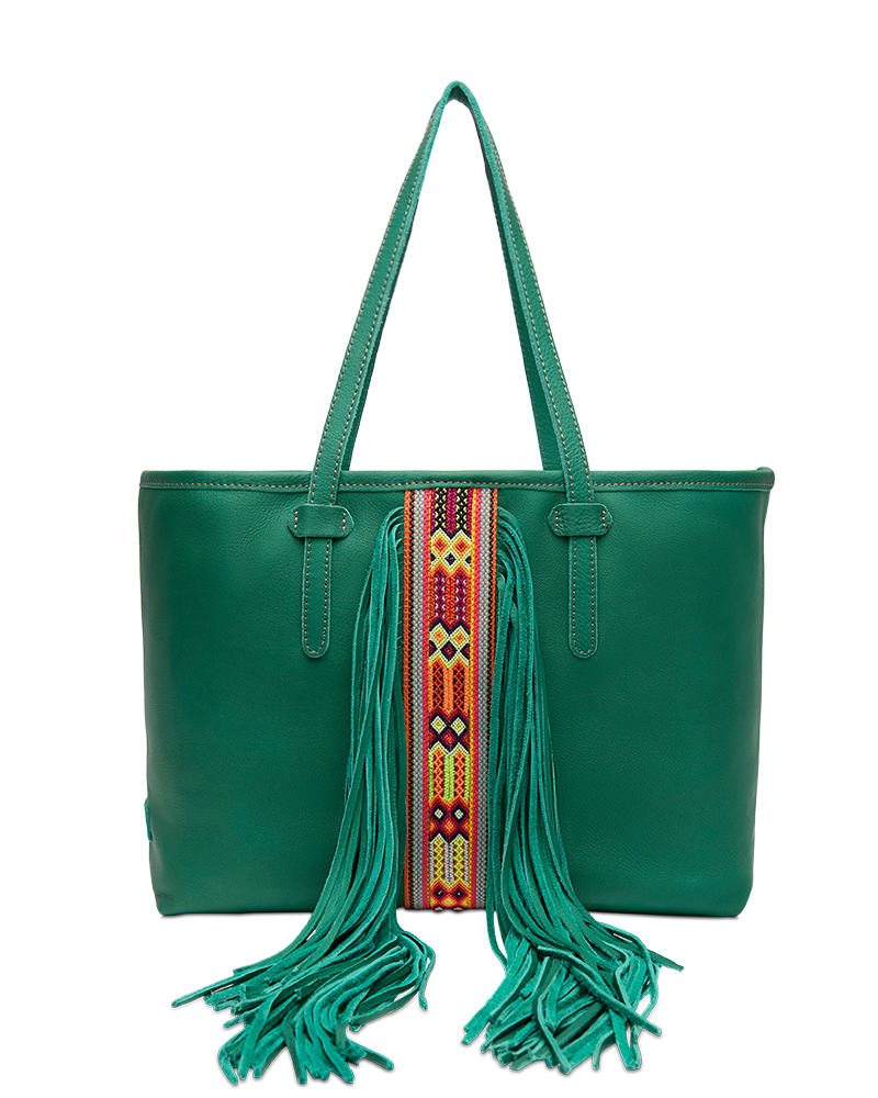 Teal Breezy Fringe